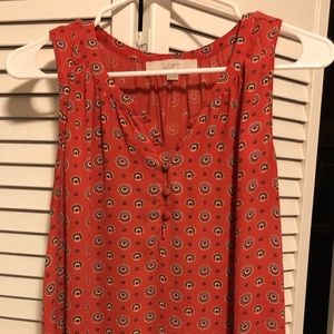 LOFT button v neck (nursing friendly)